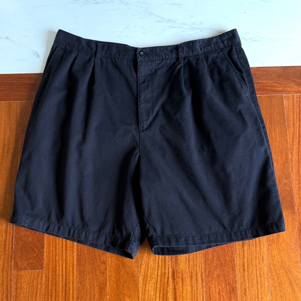 Covington Black Shorts Classic Style Men's Short %100 Cotton Size 42